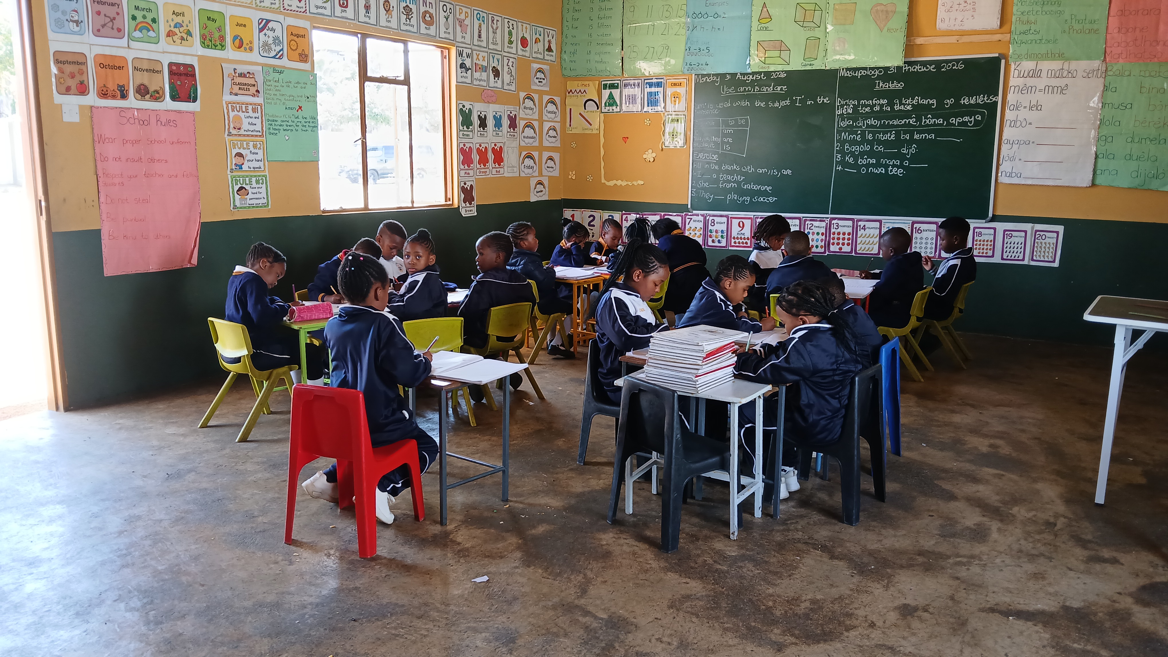 Classroom at Dreamers World Academy