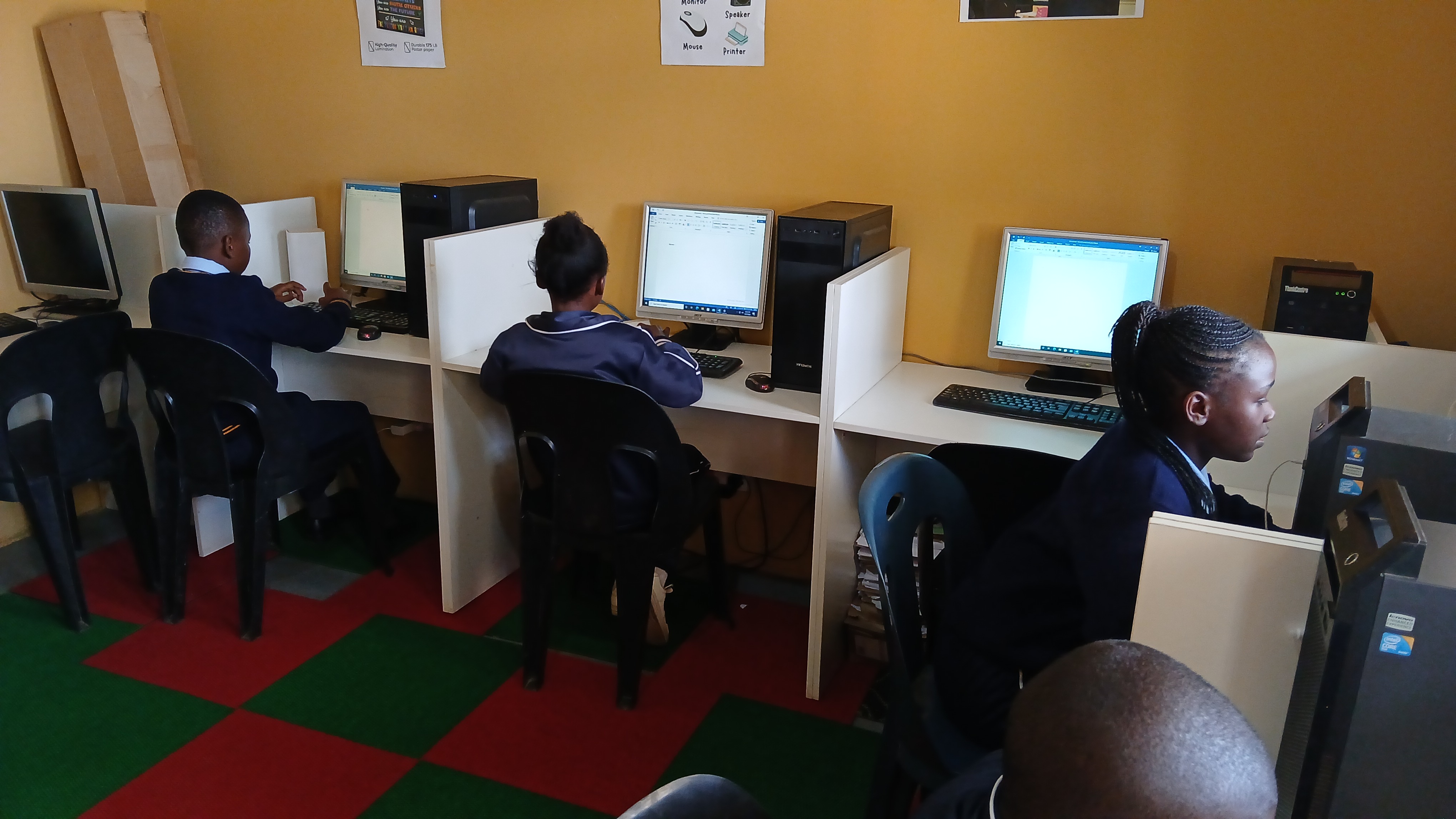 Computer lab at Dreamers World Academy